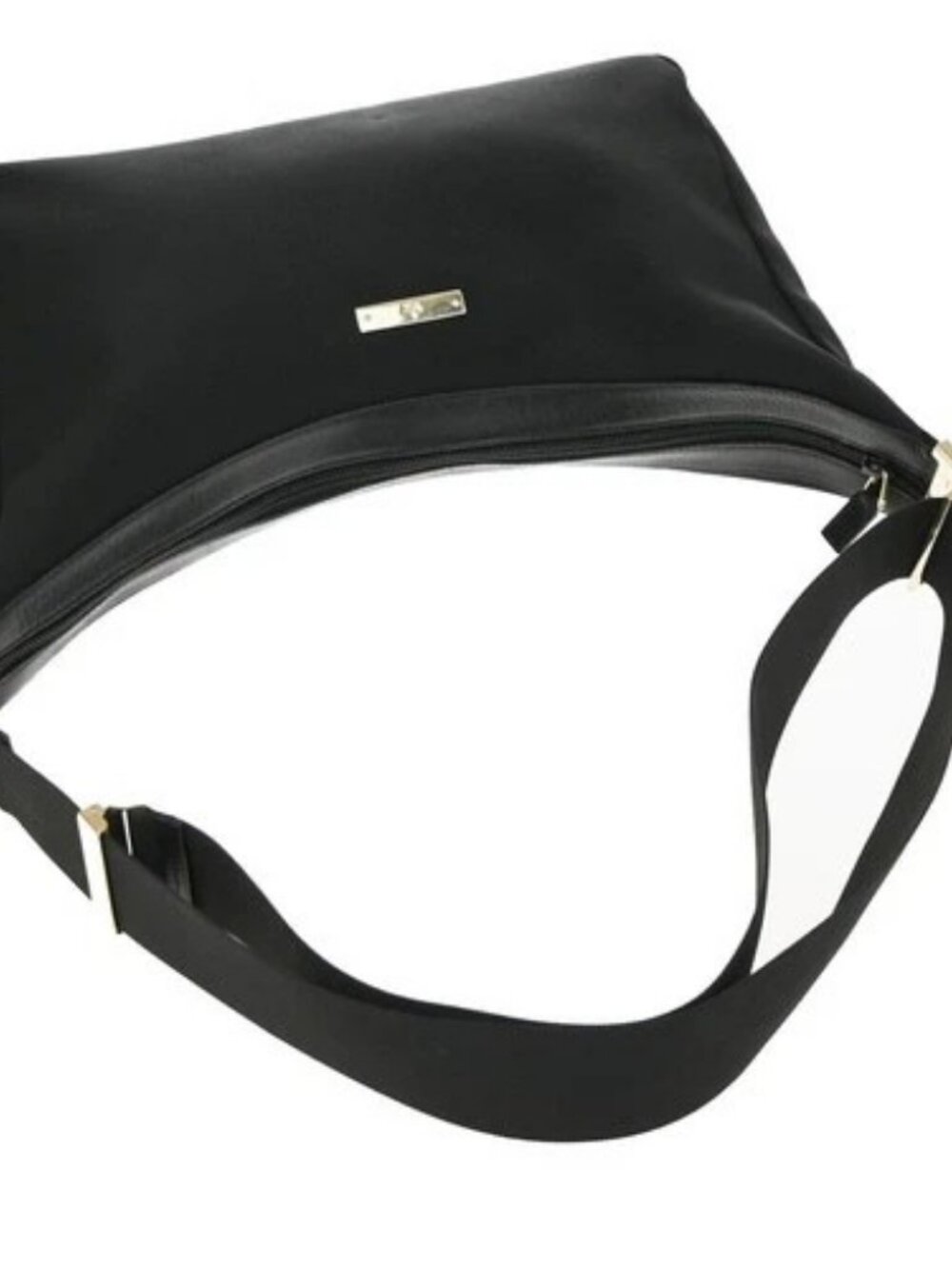 GUCCI Logo Shoulder Hobo Bag Leather Black GHW Italy 62KD276 - Picture 5 of 15